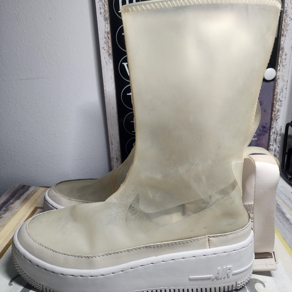 Nike Air Force 1 Sage Hi Lux Rain Boot Sneakers Women's Size 6.5 Phantom